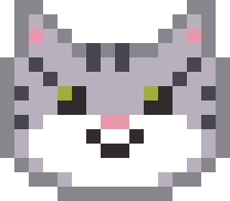 サバトラねこのドット絵
