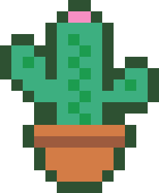 サボテンのドット絵