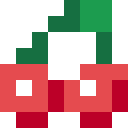 さくらんぼ（ミニ）のドット絵