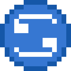 かに座のマーク（6/22〜7/22）のドット絵