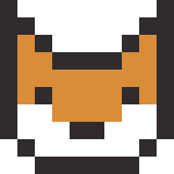 小さい柴犬のドット絵