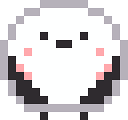 シマエナガのドット絵
