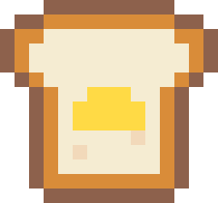 食パンのドット絵