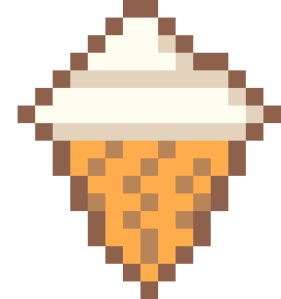 ソフトクリームのドット絵
