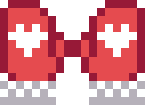 手袋（ミトン）のドット絵