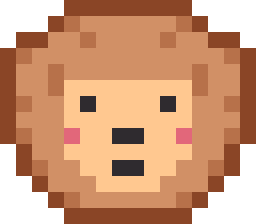 トイプードルのドット絵