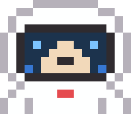 宇宙飛行士のドット絵