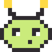 宇宙人のドット絵