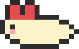 うさぎりんごのドット絵
