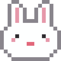 うさぎのドット絵