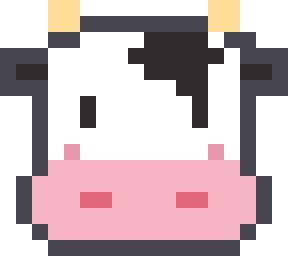 うし（丑・干支）のドット絵