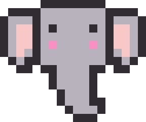 ぞうのドット絵