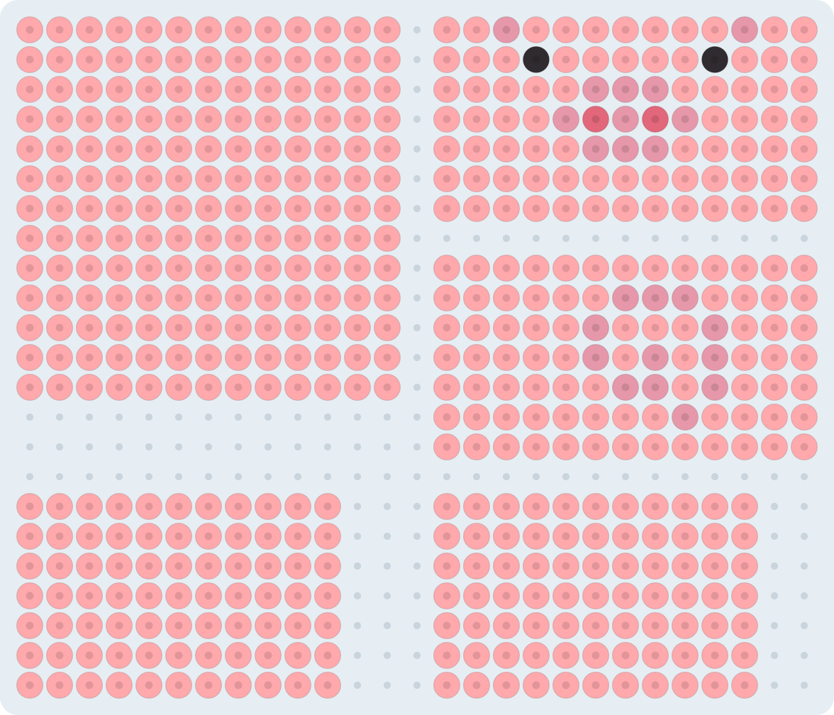 Pig Box (3D) Perler bead pattern (2.6 mm, 27×23 beads, 4 colors)